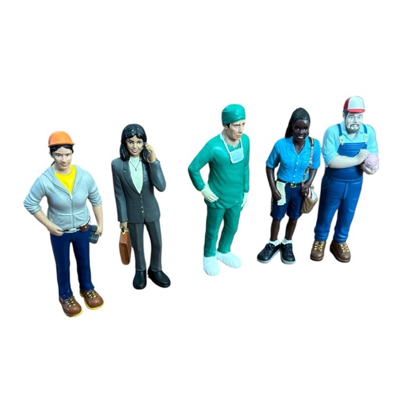 Lakeshore Set of 5 Diverse Figurines - Picture 1 of 1